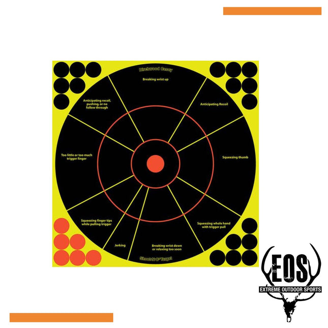 TARGETS - BIRCHWOOD CASEY SHOOT N C 12" BULLS EYE TARGET 50 TARGETS Shoalhaven Shooting