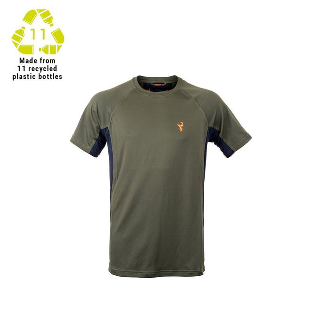 CLOTHING - HUNTERS ELEMENT ECLIPSE TEE FOREST GREEN SZXL FOREST GREEN/SZS Shoalhaven Shooting