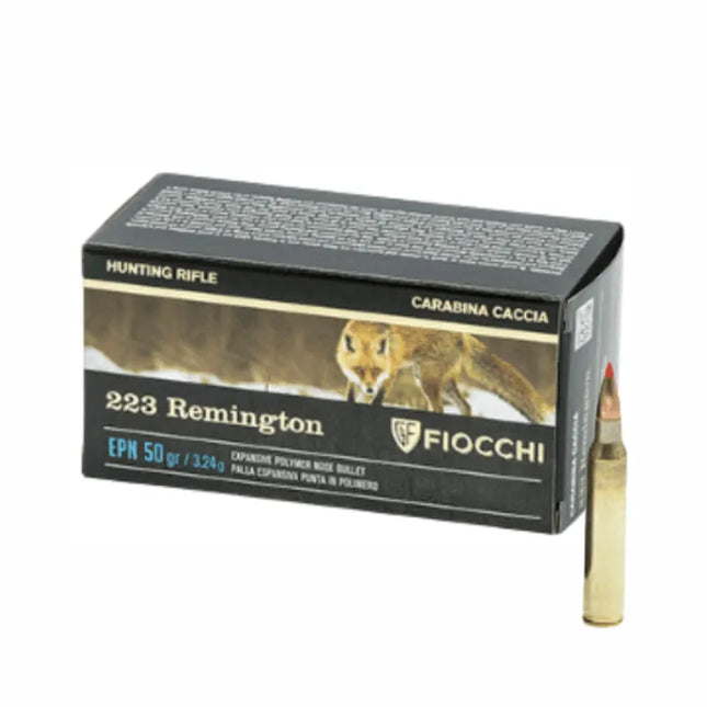 FIOCCHI AMMO 223REM 50GR V-MAX 50PKT