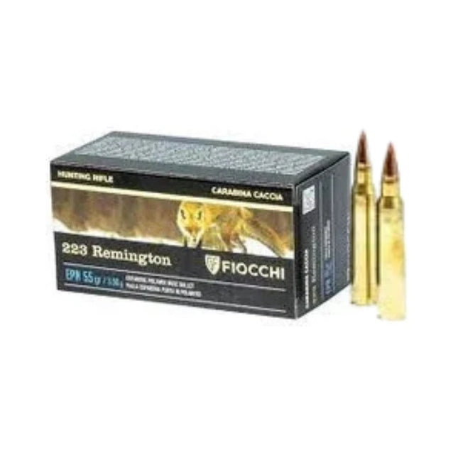 FIOCCHI 223 REM 60GR VMAX 50PK 60GR POLYMER TIP EPN 3018FPS