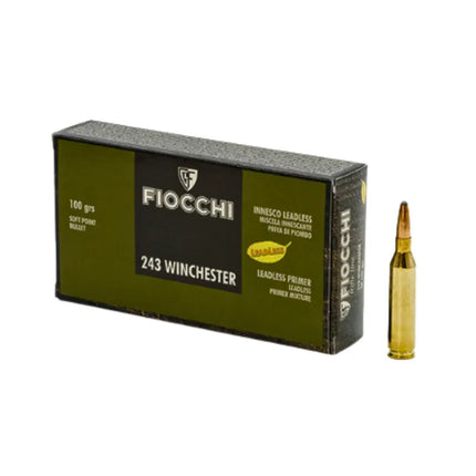 FIOCCHI AMMO 243WIN 100GR SP 20PKT