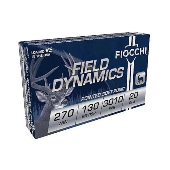 FIOCCHI AMMO 270 WIN 130GR SP 20PK