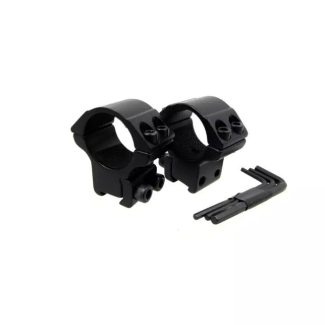 RIFLE RINGS & MOUNTS - HAWKE RING MOUNTS 9-1MM 1 INCH MEDIUM DOUBLE SCREW Shoalhaven Shooting