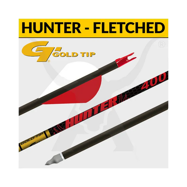GOLD TIP HUNTER ARROW DOZEN 300 SPINE 29" 2" VANES