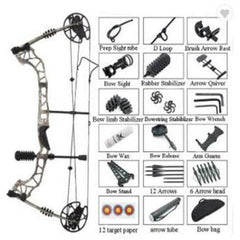 ARCHERY - HEADHUNTER GRIZZLY CAMO COMPOUND BOW RTH PACKAGE Shoalhaven Shooting