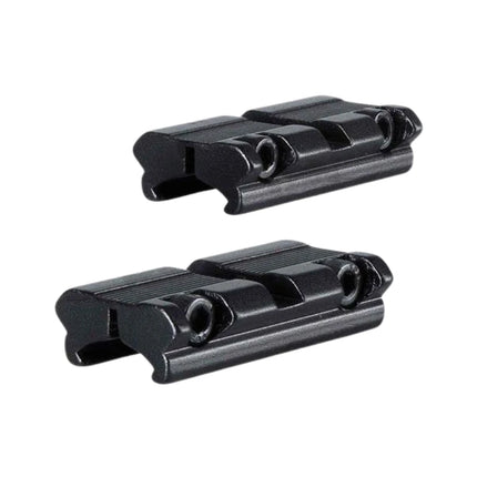 HAWKE ADAPTOR BASE 2 PIECE 9-11MM OR 3/8" DOVETAIL TP WEAVER / PICATINNY