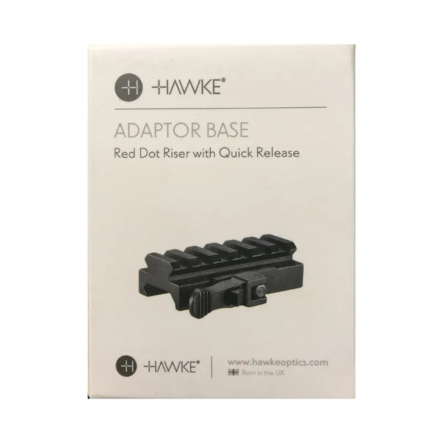 HAWKE ADAPTOR BASE RED DOT RISER WITH QUICK RELEASE
