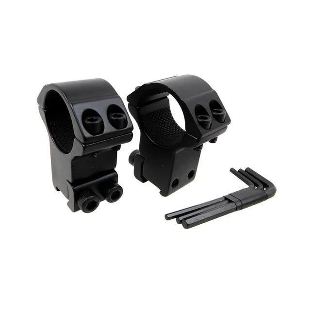 HAWKE EXTENSION RINGS 9-11mm HIGH 1" EXT DOUBLE SCREW