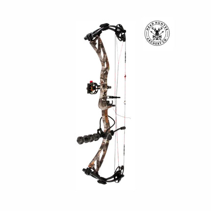 HEADHUNTER VELOCITY X10 COMPOUND BOW CAMO RTH PACKAGE, 50-60LB, 27-30"