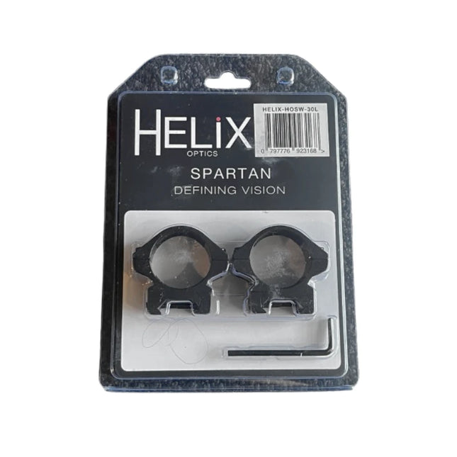 HELIX OPTICS SPARTAN ALLY RINGS 30MM LOW