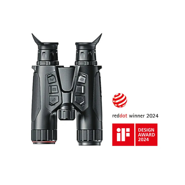 HIKMICRO HABROK 4K LRF THERMAL 256x192 12MIC <35MK WITH 4K DAY/NIGHT VISION 850NM BINOCULARS