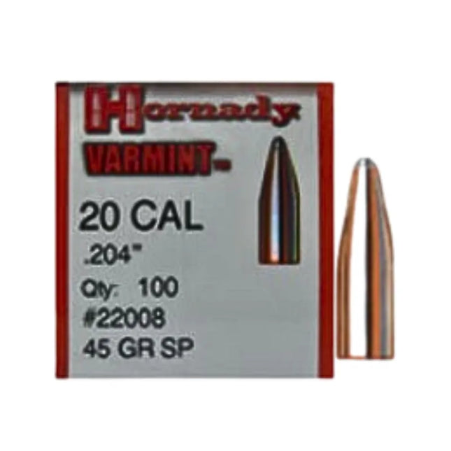 HORNADY PROJ .22 CAL 60GR SP VARMINT