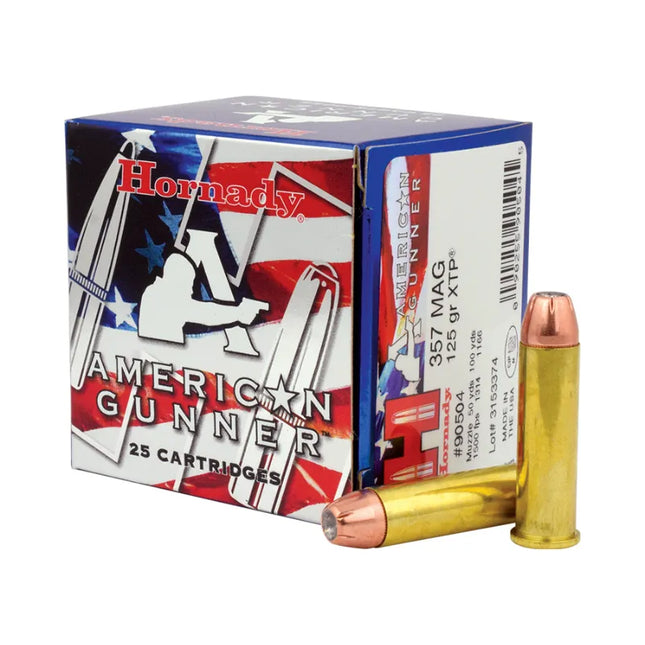 HORNADY 357 MAG 125GR XTP AMERICAN GUNNER - 25PK