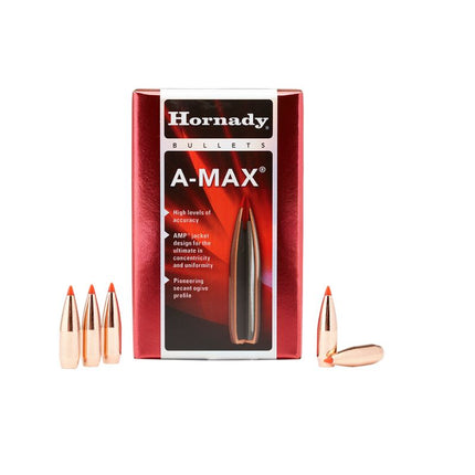 RE-LOADING - HORNADY PROJ 22CAL 80GR A-MAX 600 PKT 22 CAL 52GR (100PK) Shoalhaven Shooting