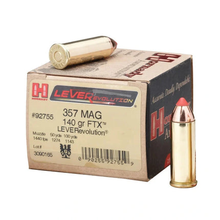 HORNADY PROJ 357 CAL 140GR FTX