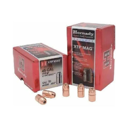 HORNADY PROJ .452 45CAL 250 GRAIN HP/XTP BULLETS 100 PACK