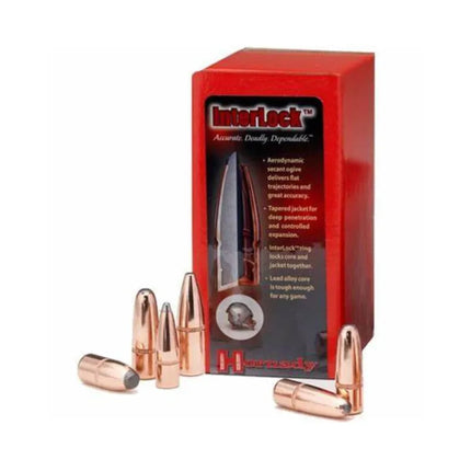 HORNADY PROJ 338 CAL 200 GR SP INTERLOCK BULLETS 100 PACK