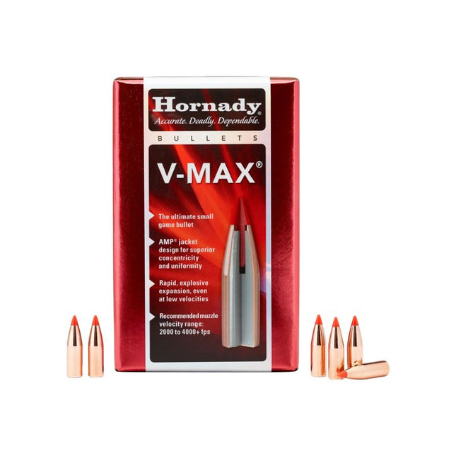 RE-LOADING - HORNADY PROJ 22 CAL 53GR V-MAX 17 CAL 25GR (100PK) Shoalhaven Shooting