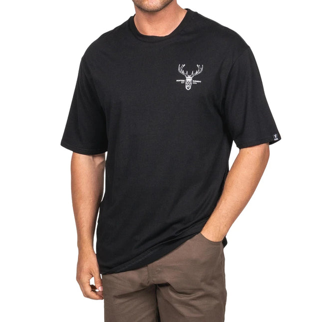 HUNTERS ELEMENT ALPHA TEE BLK 2XL
