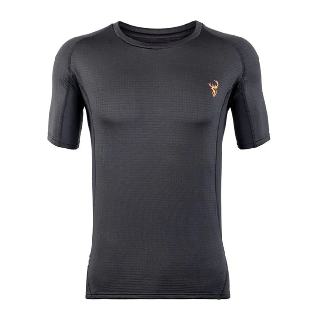 HUNTERS ELEMENT CORE+ SS TOP BLACK S
