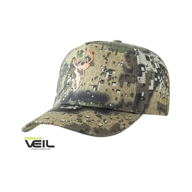 HUNTERS ELEMENT HEAT BEATER CAP ORANGE STAG DESOLVE VEIL