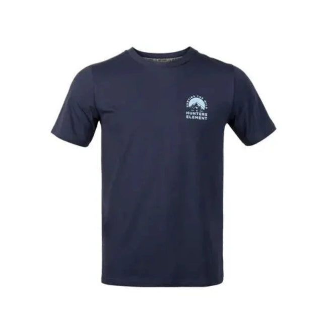 HUNTERS ELEMENT TEE NAVY SZ S