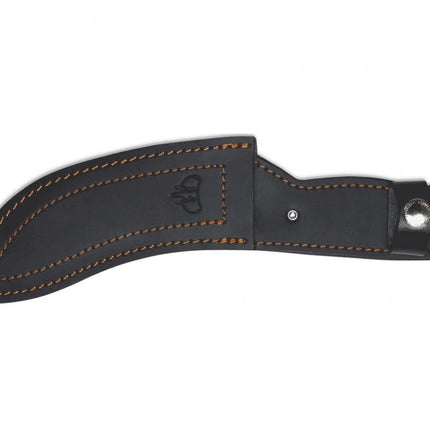 CUDEMAN – SKINNER 15.5CM SATIN FINISH BLADE, RUBBER HANDLE W/SHEATH