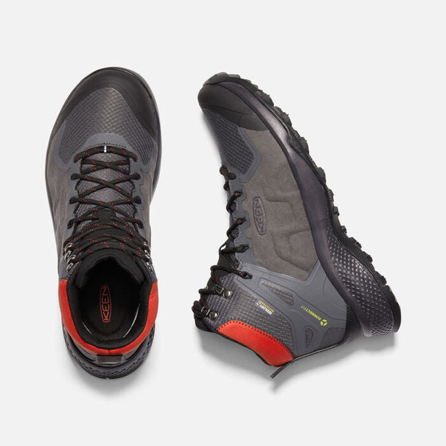 BOOTS & GAITERS - KEEN EXPLORE MID WP SIZE 13 MENS HIKING BOOT BLACK MAGNET Shoalhaven Shooting