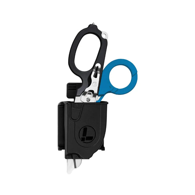 LEATHERMAN RAPTOR RESCUE BLUE / BLACK HANDLES W/UTILITY HOLSTER - BOX