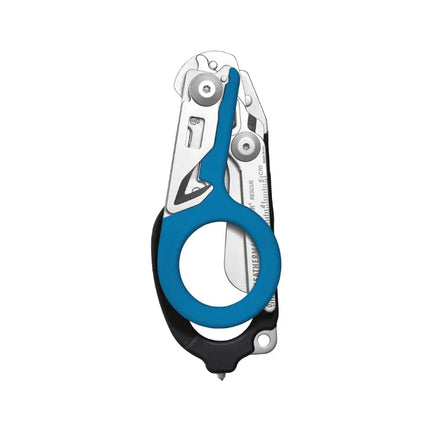 LEATHERMAN RAPTOR RESCUE BLUE / BLACK HANDLES W/UTILITY HOLSTER - BOX