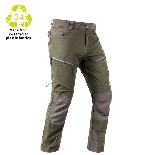 CLOTHING - HUNTERS ELEMENT LEGACY TROUSER DESOLVE VEIL SZS FOREST GREEN-GREY/SZS Shoalhaven Shooting