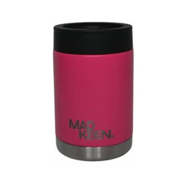 This 12oz stainless steel tumbler is perfect for keeping your beverages hot or cold for extended periods. Its vibrant pink finish adds a touch of fun and personality, making it suitable for various occasions, from camping trips to casual gatherings.
