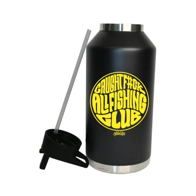 MAD KEEN HUMDINGER "CAUGHT F#CK ALL FISHING CLUB" BLACK