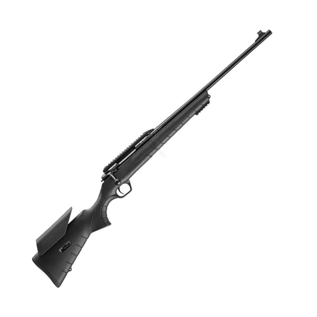 MONZA .223REM / 56CM-22" SYNTHETIC BLACK BOLT ACTION RIFLE (2 MAGS + BAG)