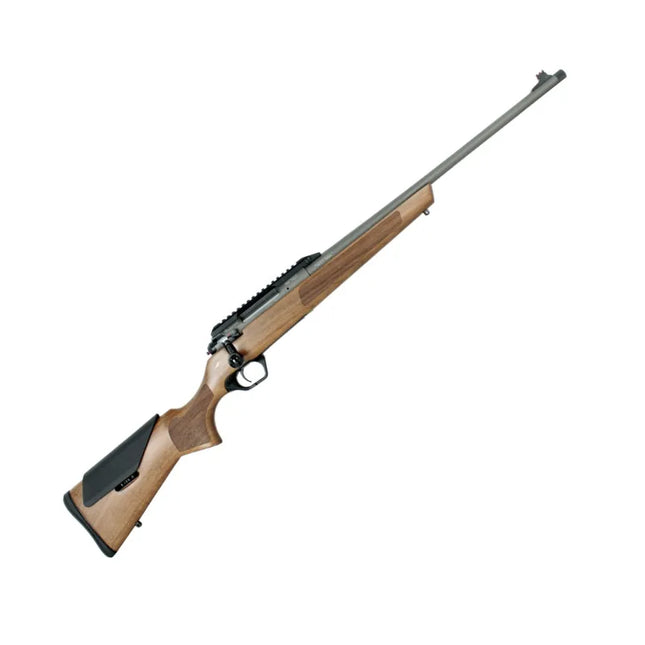 MONZA .223REM / 56CM-22" WALNUT BLACK BOLT ACTION RIFLE (2 X MAGS + BAG)