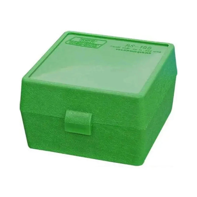 MTM R-100 SERIES MED RIFLE AMMO BOX GRN