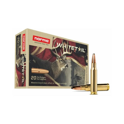 NORMA AMMO 308WIN 150GR WHITETAIL SP 20 PACK