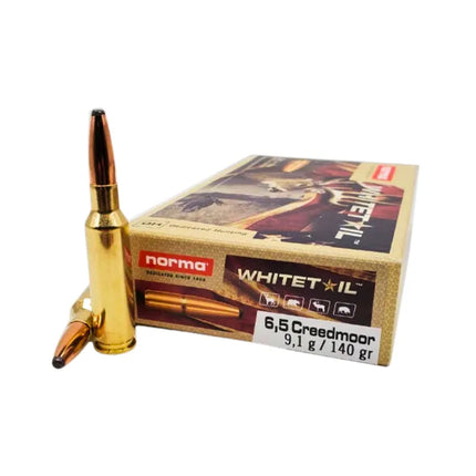 NORMA AMMO 6.5CREEDMOOR 140GR WHITETAIL SP 20 PACK