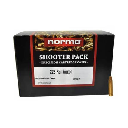 NORMA UNPRIMED BRASS 223REM 100 PIECE PAKCET