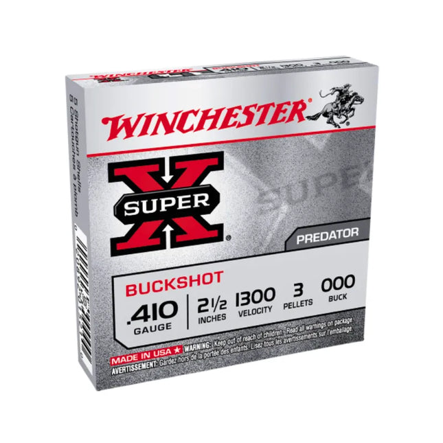 WINCHESTER AMMO 410GA SUPER X OOO BUCK 3" 5PK