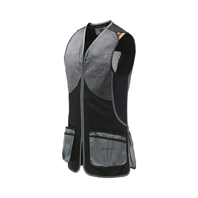 CLOTHING - BERETTA DT11 MICROSUEDE SLIDE VEST BLACK XL Shoalhaven Shooting