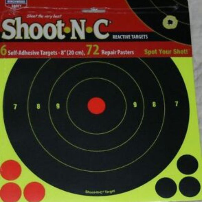 TARGETS - BIRCHWOOD CASEY SHOOT.N.C TARGETS 8'' Shoalhaven Shooting