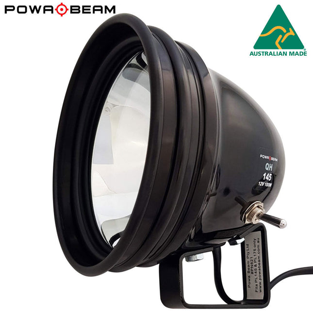 POWABEAM SPOTLIGHT 145MM HALOGEN W/BRKT - Shoalhaven Shooting
