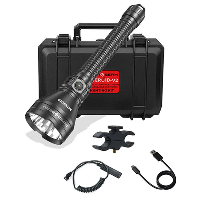 POWA BEAM ASTEROID V2 HUNTERS TORCH KIT 1400LM