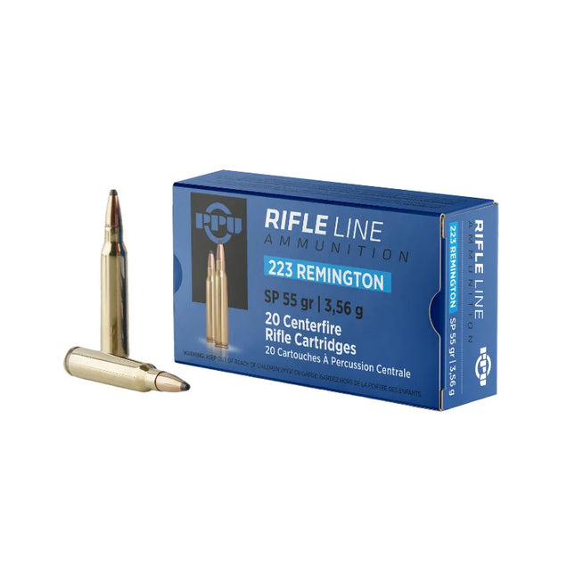 PPU AMMO 223 55GR SP
