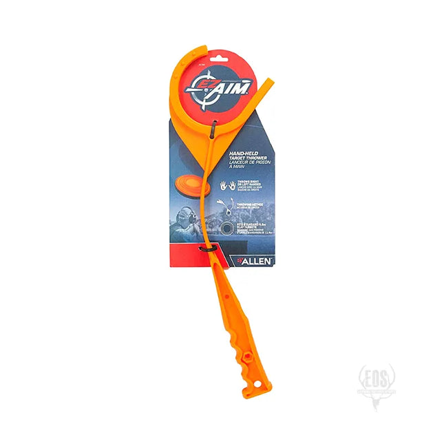 TARGETS - ALLEN CLAY TARGET THROWER HAND HELD ORANGE CLAY Shoalhaven Shooting