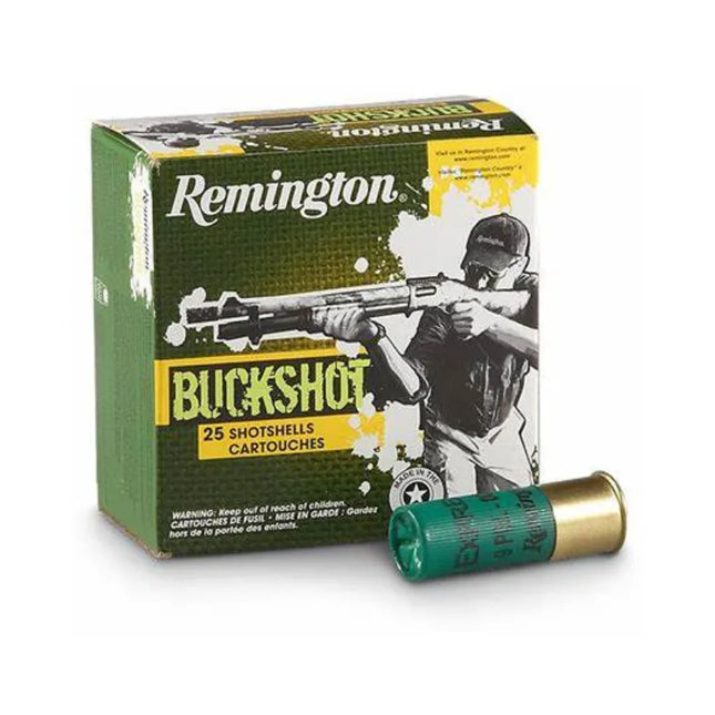 REMINGTON AMMO 12G BUCKSHOT SG 9 PELLETS
