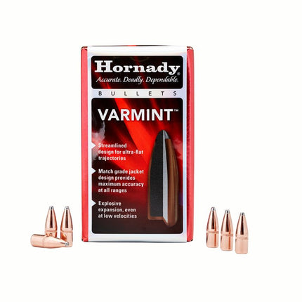 RE-LOADING - HORNADY PROJ .22 CAL 60GR SP VARMINT .22 CAL 60GR SP (100PK) Shoalhaven Shooting