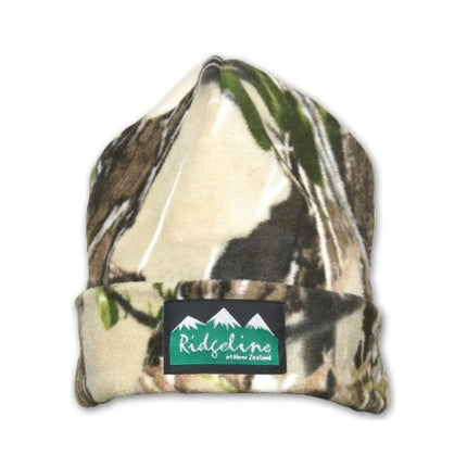 RIDGELINE POLAR FLEECE BEANIE BUFFALO CAMO