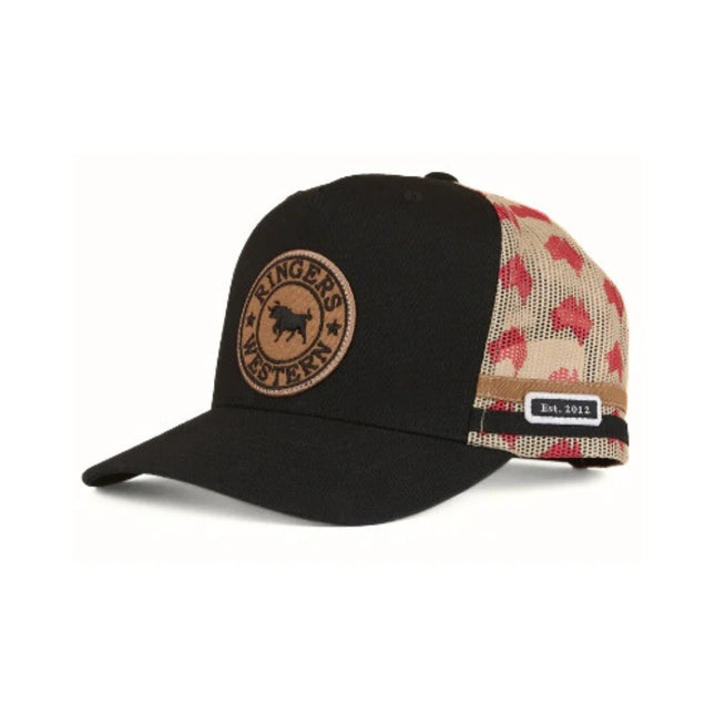RINGERS WESTERN AUSSIE RULES DEEP FIT TRUCKER CAP - BLACK